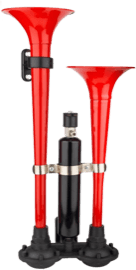 Didonk - BÜYÜK TİP HAVALI YANKILI KORNA (KIRMIZI)