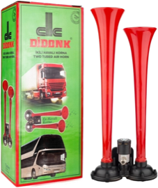 Didonk - DUAL FLAT SOUND AIR HORN (RED)