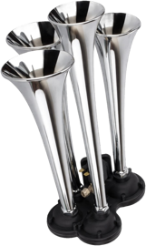 Didonk - QUADRUPLE FLAT SOUND AIR HORN (CHROME)