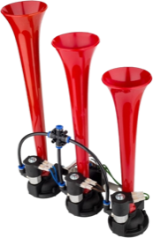 Didonk - TRIPLE ARABIC HORN ITALIAN TYPE RUNNING MELODY (RED)