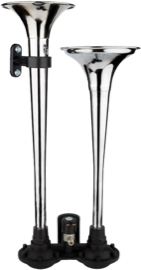 Didonk - LARGE TYPE DUAL AIR HORN (CHROME)
