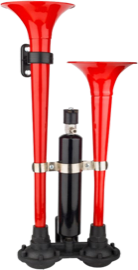 Didonk - LARGE DUAL AIR ECHO HORN (RED)