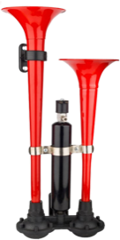 Didonk - LARGE TYPE AIR ECHO HORN (RED)